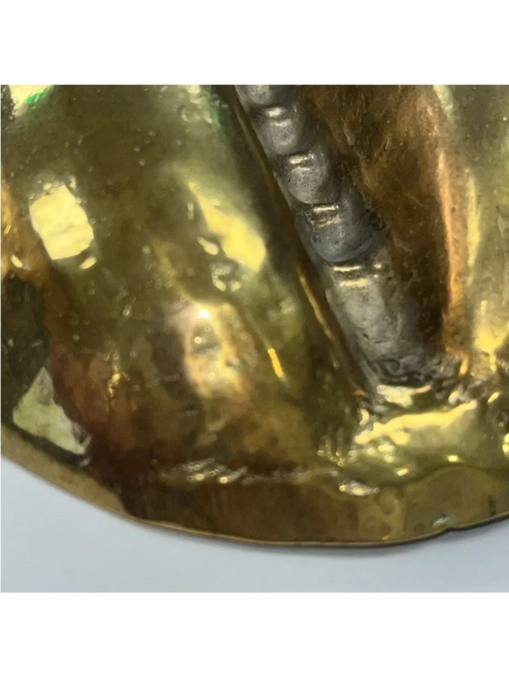 Source Unknown MCM Brass Decorative Ashtray